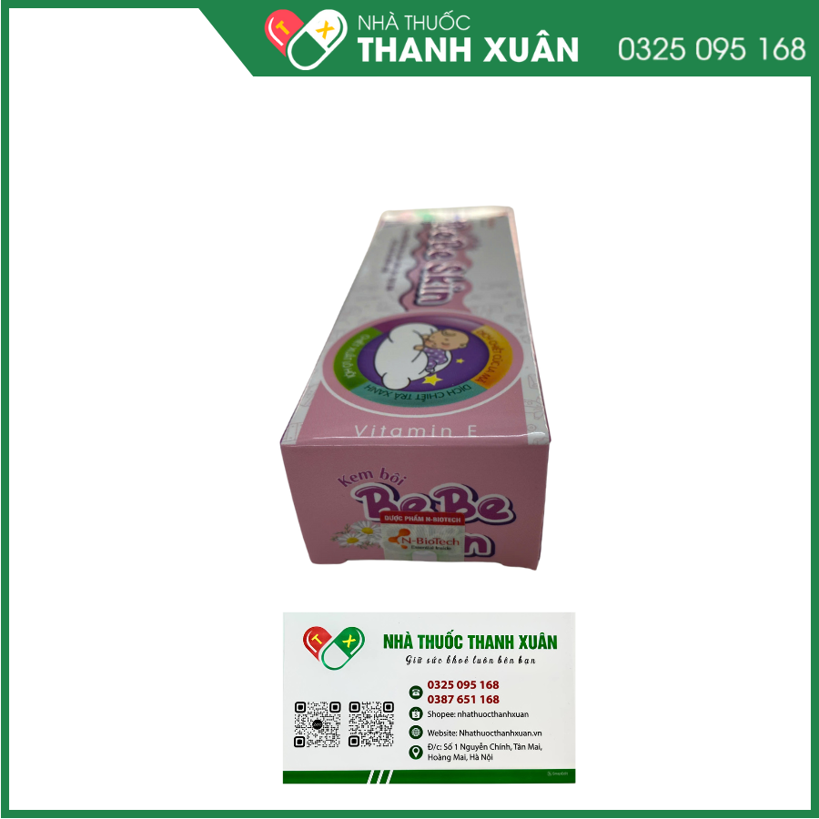 Kem bôi Bebe Skin giúp dưỡng ẩm, làm mềm da, dịu da